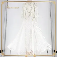 社交ダンス 衣装 スタンダード ドレス ワンピース パーティドレス Leirena レイリーナ シルバー系 ホワイト系 銀 花柄 レース リボン 美しい カジュアル 結婚式 おしゃれ シンプル 現代的 セレモニー フェミニン パーティー用 ドレススタイル