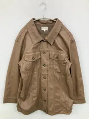 rienda リエンダ レザージャケット M ブラウン