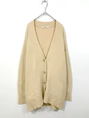 BEAUTY & YOUTH ビューティ&ユース ユナイテッドアローズ ウール カシミヤ オーバー Vネック カーディガン ベージュ ■■◎レディース