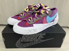 KAWS × sacai × Nike Blazer Low 'Purple Dusk' ナイキ ブレーザー ローカット カウズ サカイ メンズ スニーカー US11 約29cm 箱あり