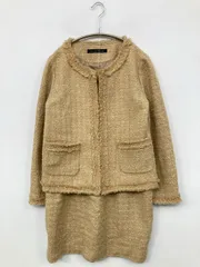 green label relaxing グリーンレーベルリラクシング セットアップ 40 ベージュ