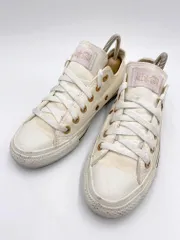 CONVERSE コンバース ALL STAR FLATEYELETS PG OX ローカット スニーカー size23.5/白 ■■ レディース