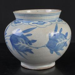 瀬戸焼 古瀬戸 花草文 三つ足植木鉢 蘭鉢 V R8265 - メルカリ