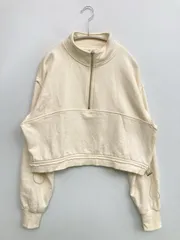 Ray BEAMS レイビームス スウェット アイボリー コットン 無地 長袖 裏起毛