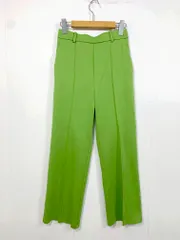 LOWRYS FARM ローリーズファーム センターライン スラックス パンツ sizeM/緑  ■■ レディース