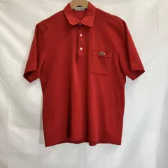 LACOSTE / ラコステ / フレラコ / フランス製 / レッド / 70s 80s / 半袖ポロシャツ