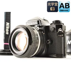 Nikon FE ブラック フィルムカメラ + Ai NIKKOR 50mm F1.4 単焦点