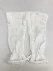 アームカバー ホワイト 無地