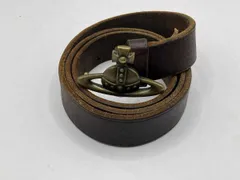 VIVIENNE WESTWOOD／ヴィヴィアンウェストウッド／オーブバックル／ベルト／ブラウン