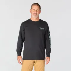 カーハート メンズ トップス Tシャツ グラフィック Carhartt Menst Patrickscript Long Sleeve Graphic TShirt Black ブラック