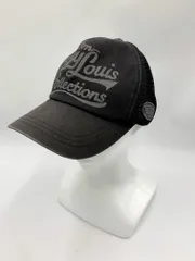 BEAMS ビームス 刺繍 ロゴ ワッペン 帽子 メッシュ キャップ sizeF/黒 ■■ メンズ