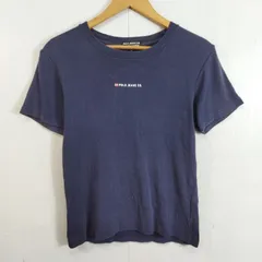 POLO JEANS CO. RALPH LAUREN ポロ ジーンズ ラルフローレン Tシャツ 古着 VINTAGE 両面プリント 半袖 ロゴ L ネイビー系 C627
