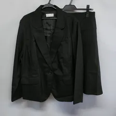 レディース　スーツ　ジャケット　スカート　黒　5L　大きいサイズ  ☆KP-047☆