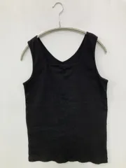 chocol raffine ショコラフィネ タンクトップ F ブラック 無地 カップなし