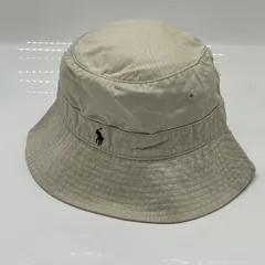 KO3939□ラルフローレン RalphLauren バケットハット 48ｃｍ ベージュ