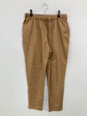 studio CLIP スタジオクリップ チノパンツ M ブラウン フルレングス 無地 スタンダード テーパード レギュラー ウエストゴム・紐