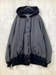 UNDERCOVERISM アンダーカバイズム UI1C4202 コットン ジップアップ フーディ 中綿 ブルゾン ジャケット size3/チャコール ■◇◎メンズ