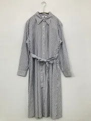 UNIQLO ユニクロ シャツワンピース M ブルー