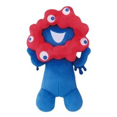 ミャクミャク カバンに付けられるぬいぐるみ プライズ 約12? (ミャクミャク （両手上げ）)t