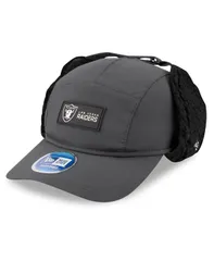 ニューエラ メンズ アクセサリー 帽子 New Era Mens Charcoalas Vegas Raiders 2025 Sideline Cold Weatherunner Dog Ear Adjustable Hat Charcoal チャコール