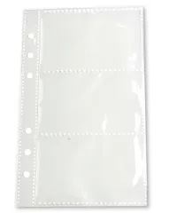 推し事はかどる 【 透明 リフィル 】 トレカ チェキ チケット PinezOne 収納 A6 ６穴 (両面３ポケット A6)