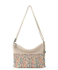 ザサック レディース バッグ The Sak Womens Lumi Crochet Crossbody Bag Ecru Multi Beads エクリュのサムネイル