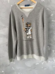 ポロラルフローレン クマ スウェット グレー XL