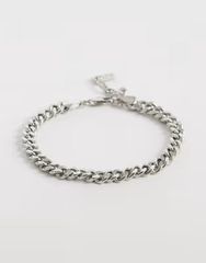 LADMUSICIAN 21aw ダークシルバー 有刺鉄線チェーンブレスレット