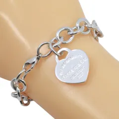 【TIFFANY&Co.】ティファニー リターントゥティファニー ハートタグ シルバー925 レディース 32.1g ブレスレット