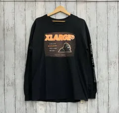 XLARGE エクストララージ Tシャツ/ロンT Lサイズ 01184157 ブラック 