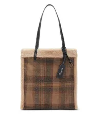 スリーワンフィリップリム レディース バッグ ウール 31 Phillip Lim Wool Flannel Slim Tote Brown Multi ブラウン