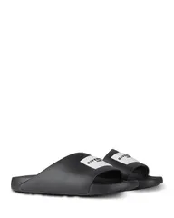 ジバンシー レディース シューズ サンダル Givenchy Mens Label Slide Sandals Black ブラックのサムネイル