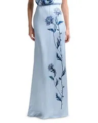 アルチュザラ レディース ボトムスカート シルク Altuzarra Kat Silk Skirt Danube Shibori Flower