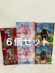 未開封 初音ミク Fashionフィギュア Outdoor ぬーどるストッパーフィギュア  FlowerFairy 椿 桜ミク AMP 桜ドレスver フィギュア 3種6個セット LF3772 f107