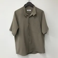 N3022 UNITED ARROWS ユナイテッドアローズ monkey time オープンカラー シャツ S メンズ ユニセックス ブラウン系 春夏 薄地のサムネイル