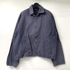 【中古】80s～90s POLO RALPH LAUREN 三角タグ スイングトップ サイズL USA製 ネイビー ジャケット ポロ ラルフローレン[17]