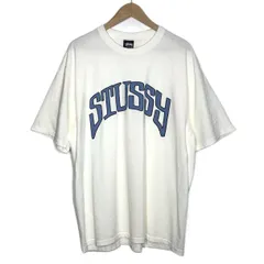 【倉吉店】STUSSY | ステューシー 半袖Ｔシャツ ARCHED TEE PIGMENT DYED ホワイト サイズ：L 【103】
