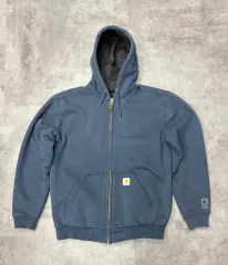 カーハート サーマル フード ジップアップ レイン ディフェンダー ネイビー