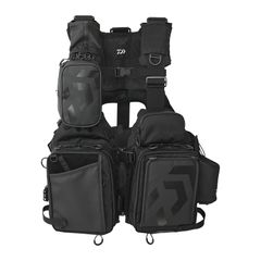 ダイワ ライフジャケット DF-6122 ブラック×メタル フィッシングベスト