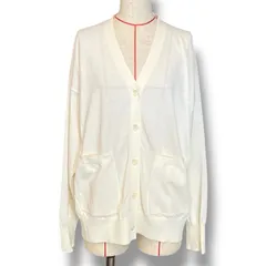 Spick&Span スピックアンドスパン コットンハイゲージカーディガン Vネック コットン 羽織り 長袖 25-080-200-5620-1-0 白 ホワイト フリーサイズ レディース 春 ゴーゴー古着マルイ北千住店 5 No.1809