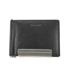 サンローランパリ SAINT LAURENT PARIS キャビアスキン マネークリップ メンズ 表記無 