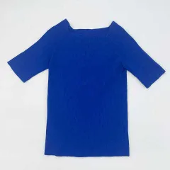 ROPE' PICNIC　ロペピクニック　スクエアネックリブニットプルオーバー　ブルー　　38サイズ　□〇