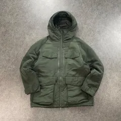 White Mountaineering UNIQLO ユニクロ ホワイトマウンテニアリング 別注 ハイブリッドダウンオーバーサイズパーカ ダウンジャケット ダークグリーン メンズ 311-442563