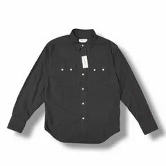参考上代34100円 未使用 MASSES 25AW WESTERN CHIRT CH ウエスタンシャツ 長袖シャツ マシス 1252002013 ブラック M （10599M）のサムネイル