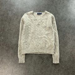 POLO RALPH LAUREN - 美品　ラルフローレン　ピマコットン　ケーブル　グレージュ　S 美品 ラルフローレン ピマコットン ケーブル グレージュ S - メルカリ