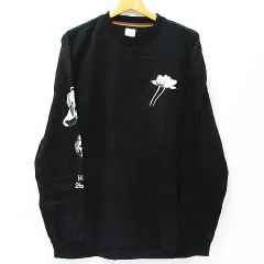 Paul Smith ポールスミス Monarch Rose モナークローズ プリントシャツ ロンT カットソー ローズ バラ 薔薇 ブラック メンズ XL PF-J3-87516 M0051-08-0317②