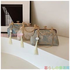 ヴィンテージ ビーズバッグ ゴールド パーティーバッグ 結婚式 レトロ
