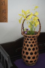 最終値下げ‼️竹製花器螺鈿細工 - メルカリ