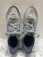 送料無料！！new balance　ニューバランス　メンズスニーカー　ウォーキングシューズ　軽量スニーカー　グレー×ブルーカラー　25cm   #80317MO347