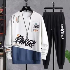 再入荷 上下セット セットアップ クールネック 長袖 長ズボン 部屋着 スポーツウェア ルームウェア 上下 セット 春 秋 おしゃれ 服 秋服 スポーツ 大人 カジュアル メンズファッション